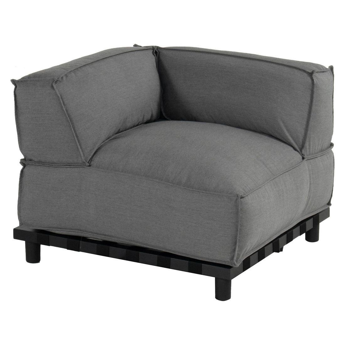 SCHÖNER WOHNEN-Kollektion Vlieland Ecklounge Aluminium/Sunbrella