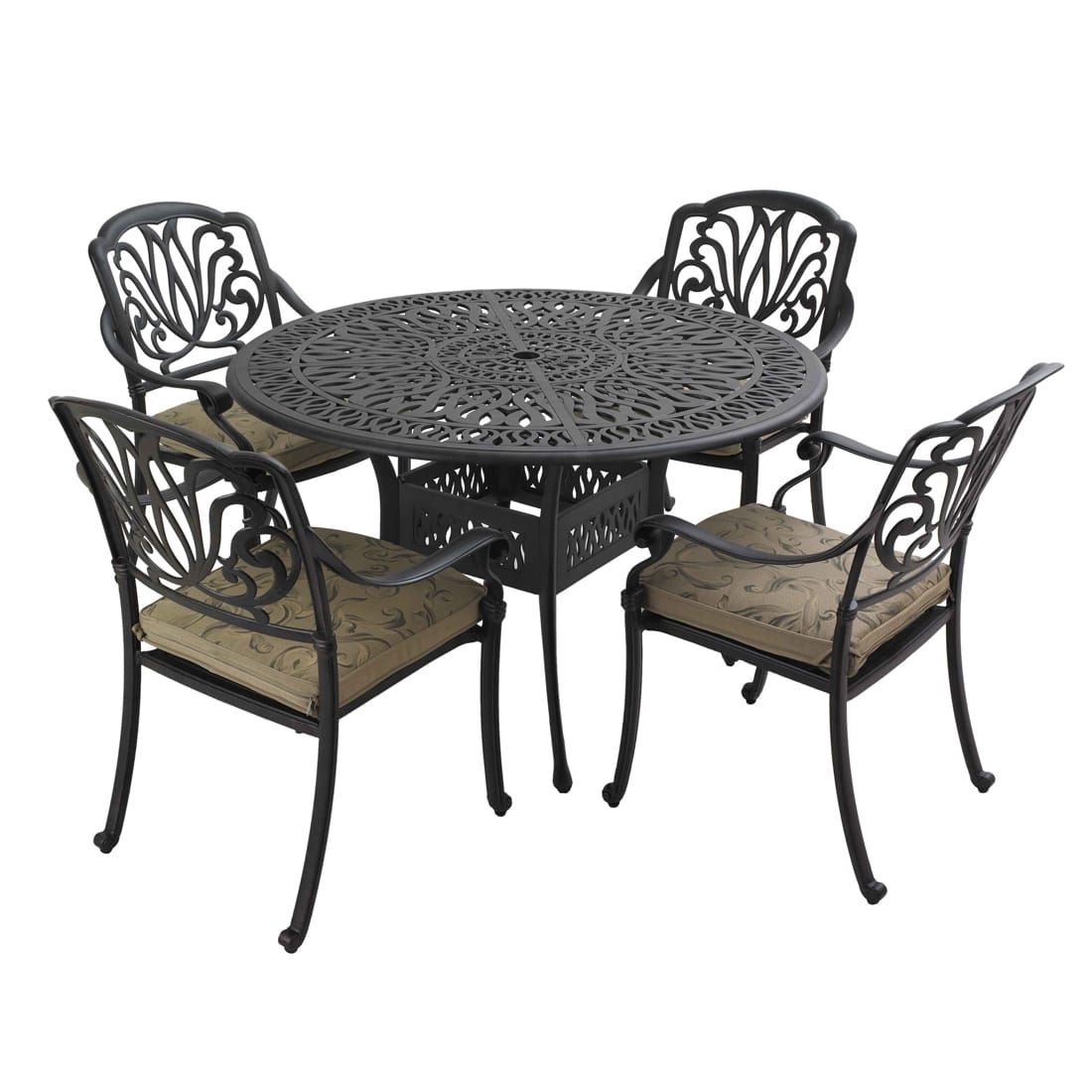 Hartman Amalfi Gartentisch Ø120 cm Aluminium-Guss