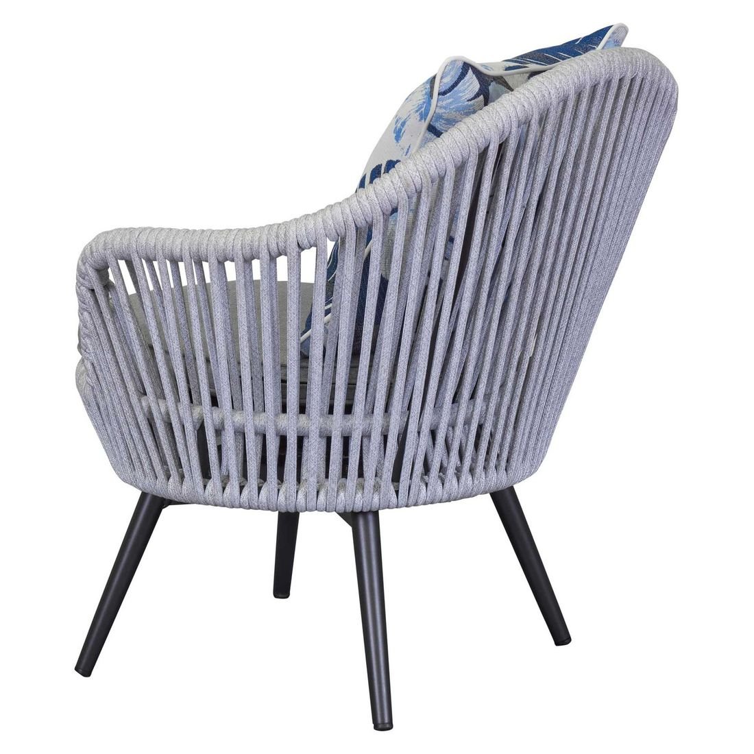 LC Garden Bari Loungesessel Aluminium/Rope