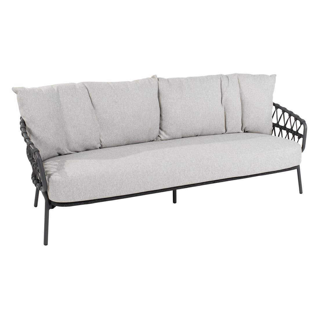 4Seasons Calpi Gartensofa Edelstahl/Rope