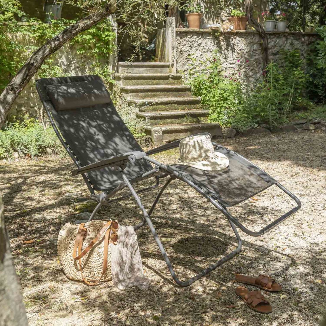 Lafuma RSXA Clip XL Relaxliege Stahl/Batyline