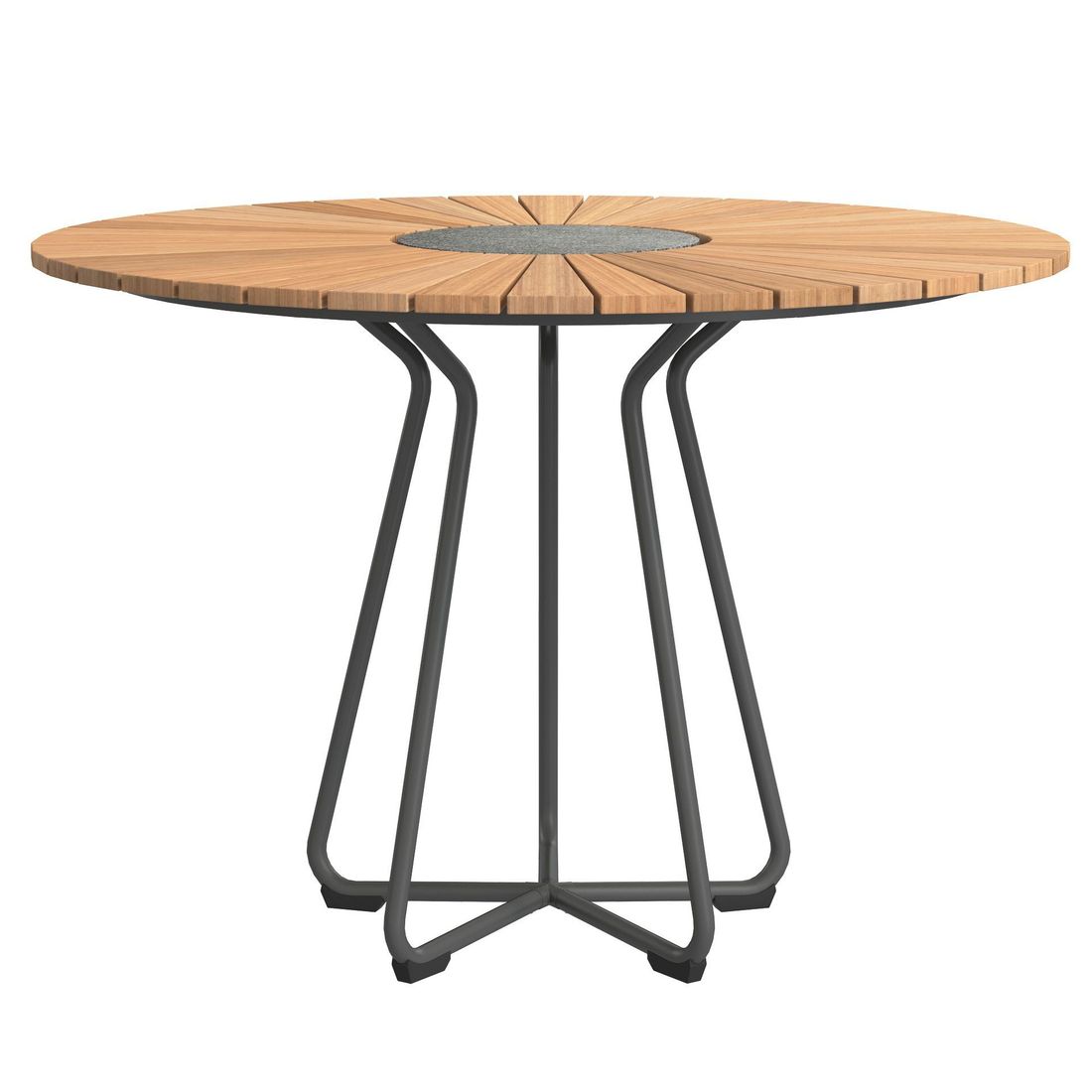 HOUE Circle Gartentisch Aluminium/Bambus