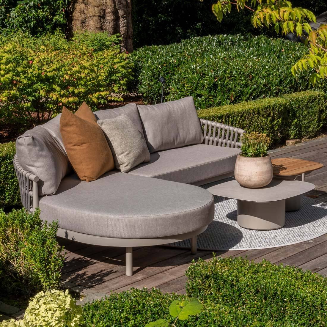 4Seasons Catalana Ecklounge inkl. Loungetische Aluminium/Rope/Olefin