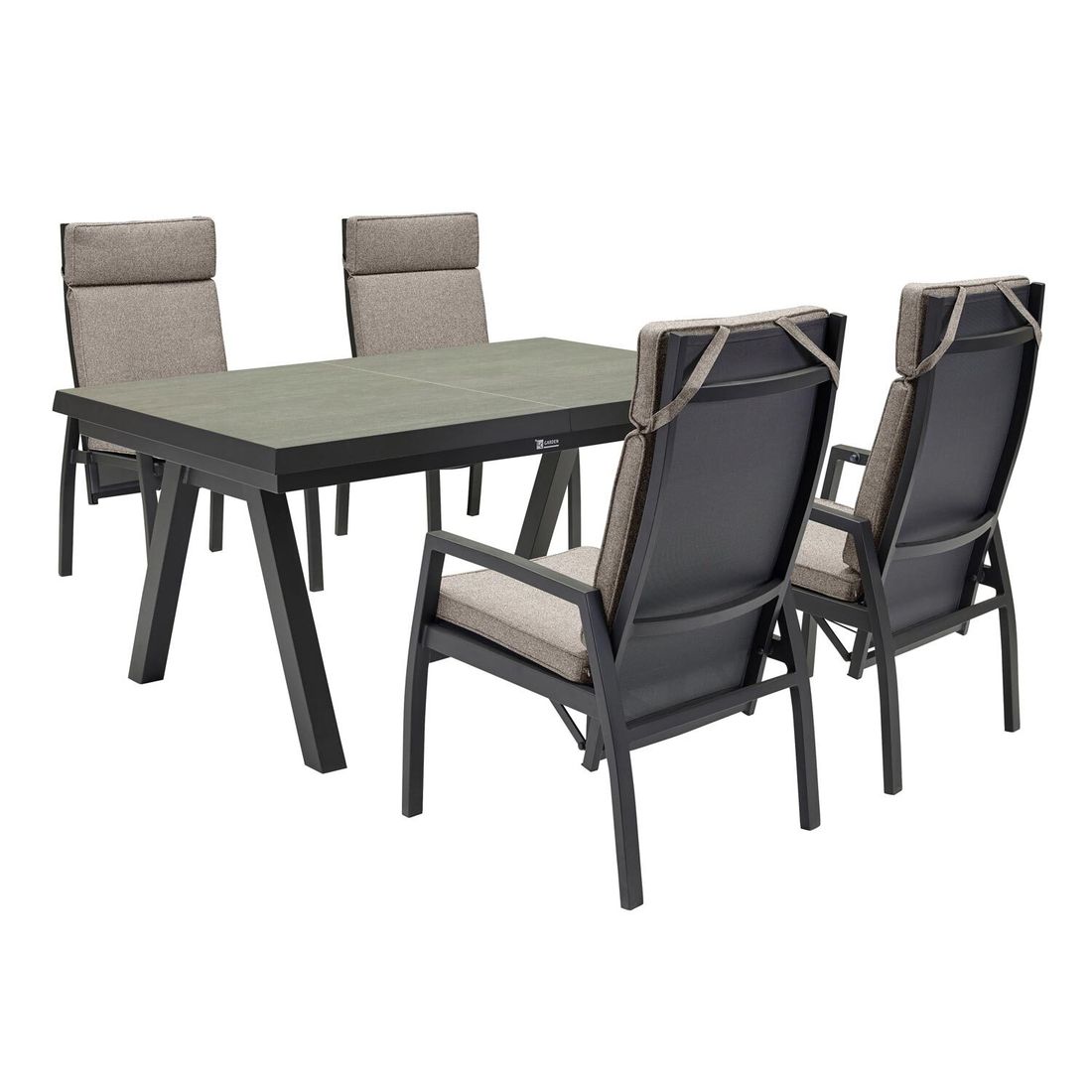 LC Garden Vivera-Stone Ausziehtisch Aluminium/Sinterstone