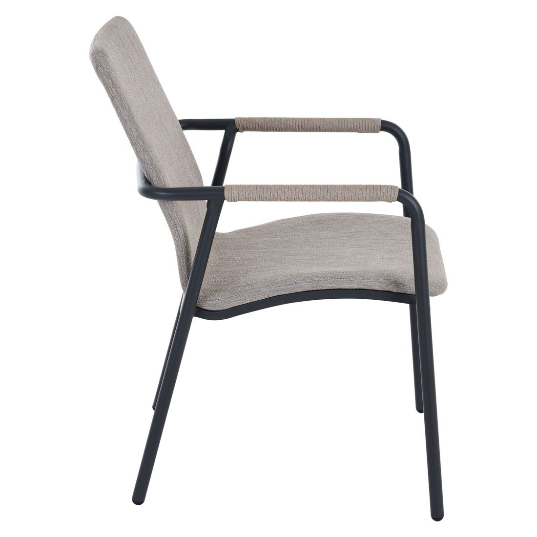 Siena Garden Repton Stapelsessel Aluminium/Texfabric