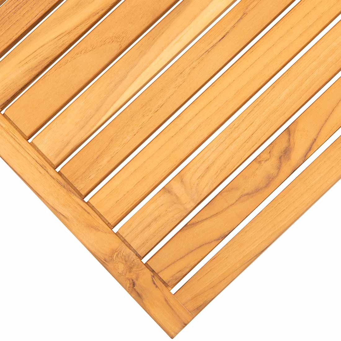 OUTLIV. Hawaii Loungetische 2er Set Edelstahl/Teak