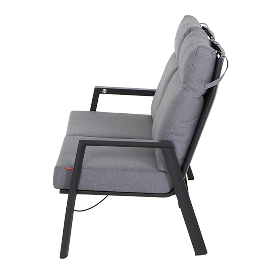 Siena Garden Valencia Gartenloungesofa verstellbar Aluminium/Polypropylen