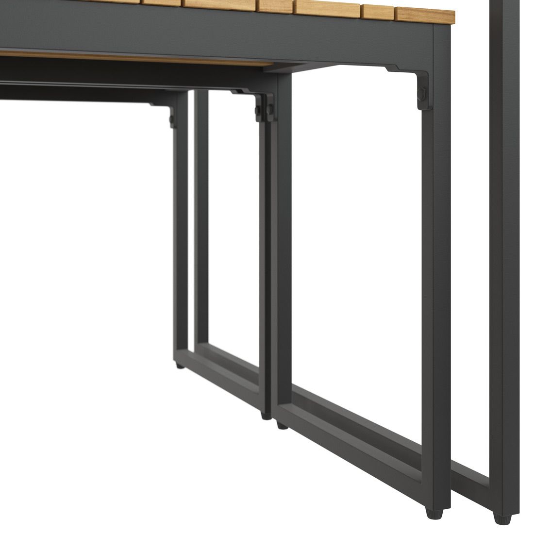 OUTLIV. Floris Gartenmöbel-Set L (6 Plätze) Tisch 210x78cm