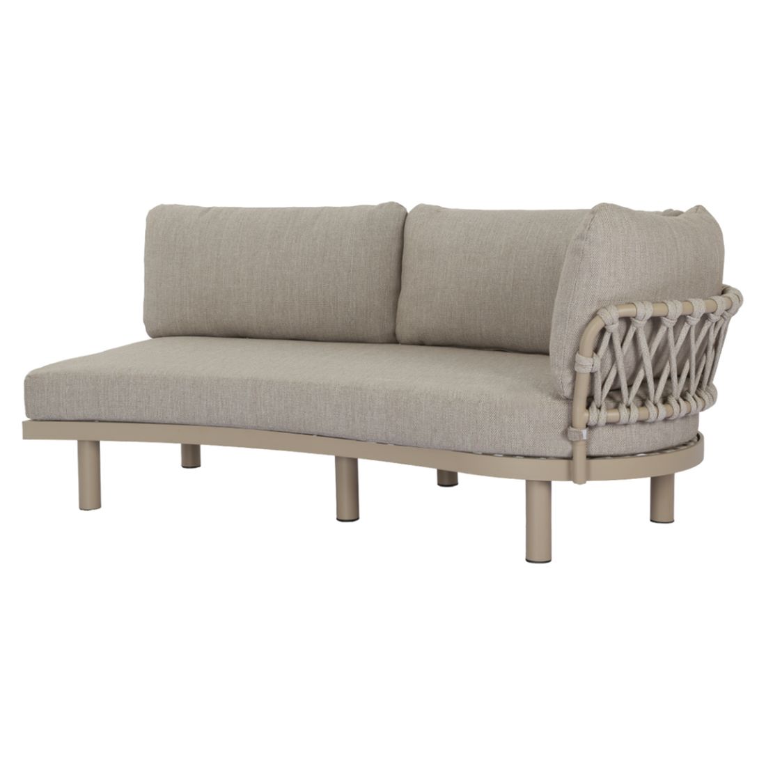 OUTLIV. Atlantic Ecklounge Aluminium/Rope/Olefin