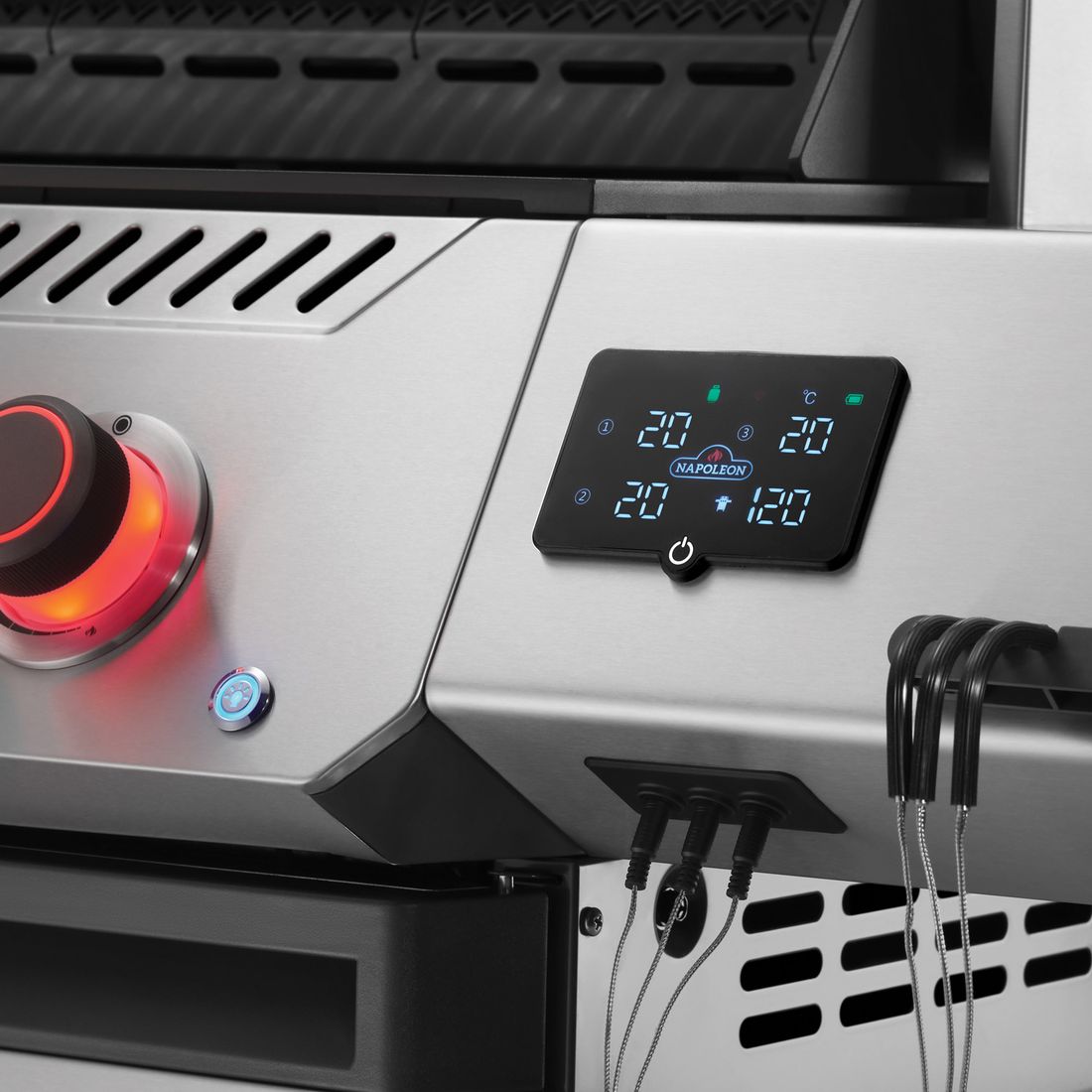 Napoleon Prestige 500 Connected Gasgrill mit Edelstahl-Rosten