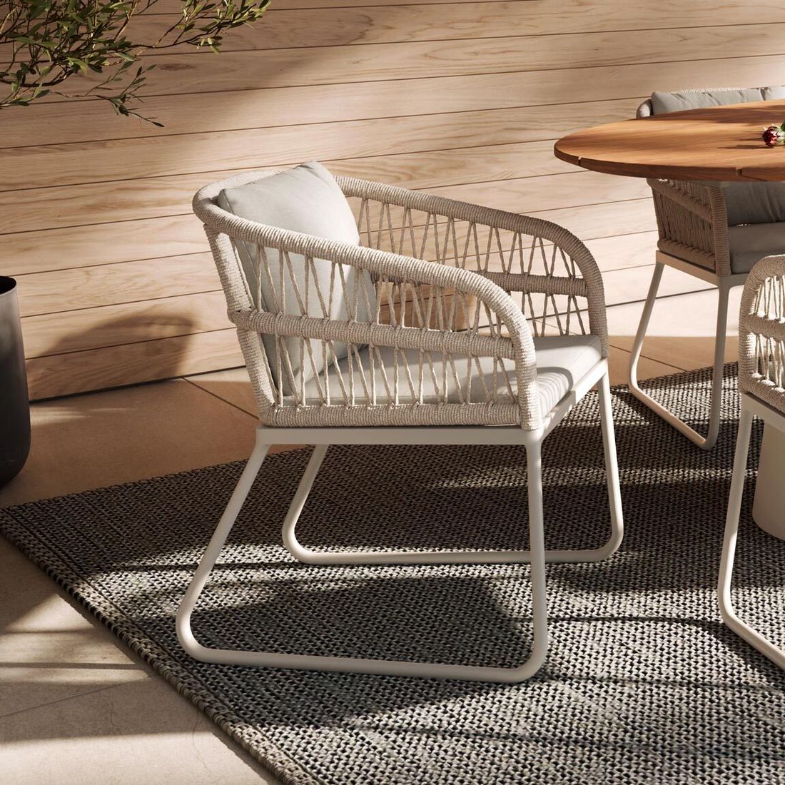 Musterring JustB! Gartensessel Aluminium mit Sitz- und Rückenkissen