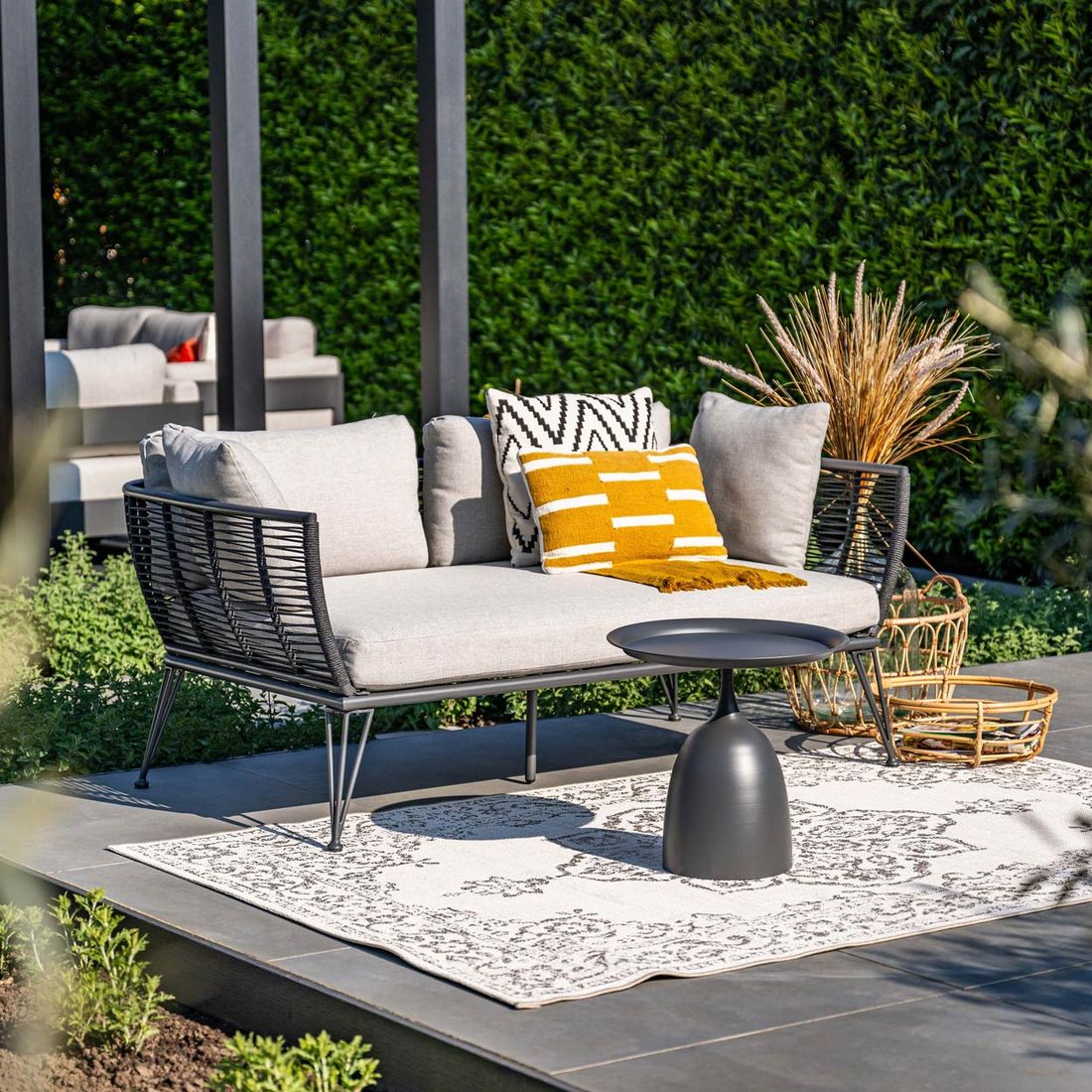 Garden Impressions Melissa Gartenloungesofa Aluminium/Rope/Polyester