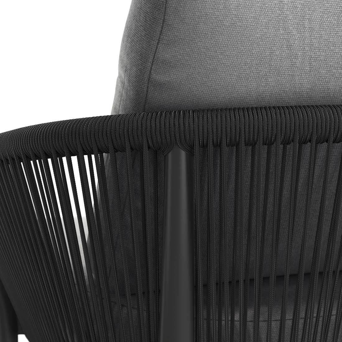 OUTLIV. Monet Loungesessel Aluminium/Rope