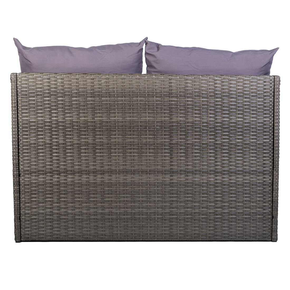 OUTLIV. Multifunktionales Daybed Aluminium/Polyrattan