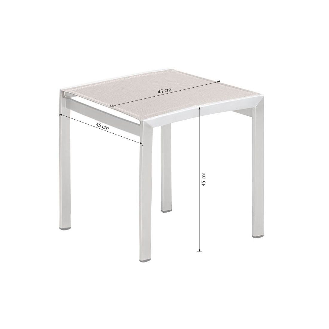 OUTLIV. Oviedo Hocker Edelstahl/Textilene