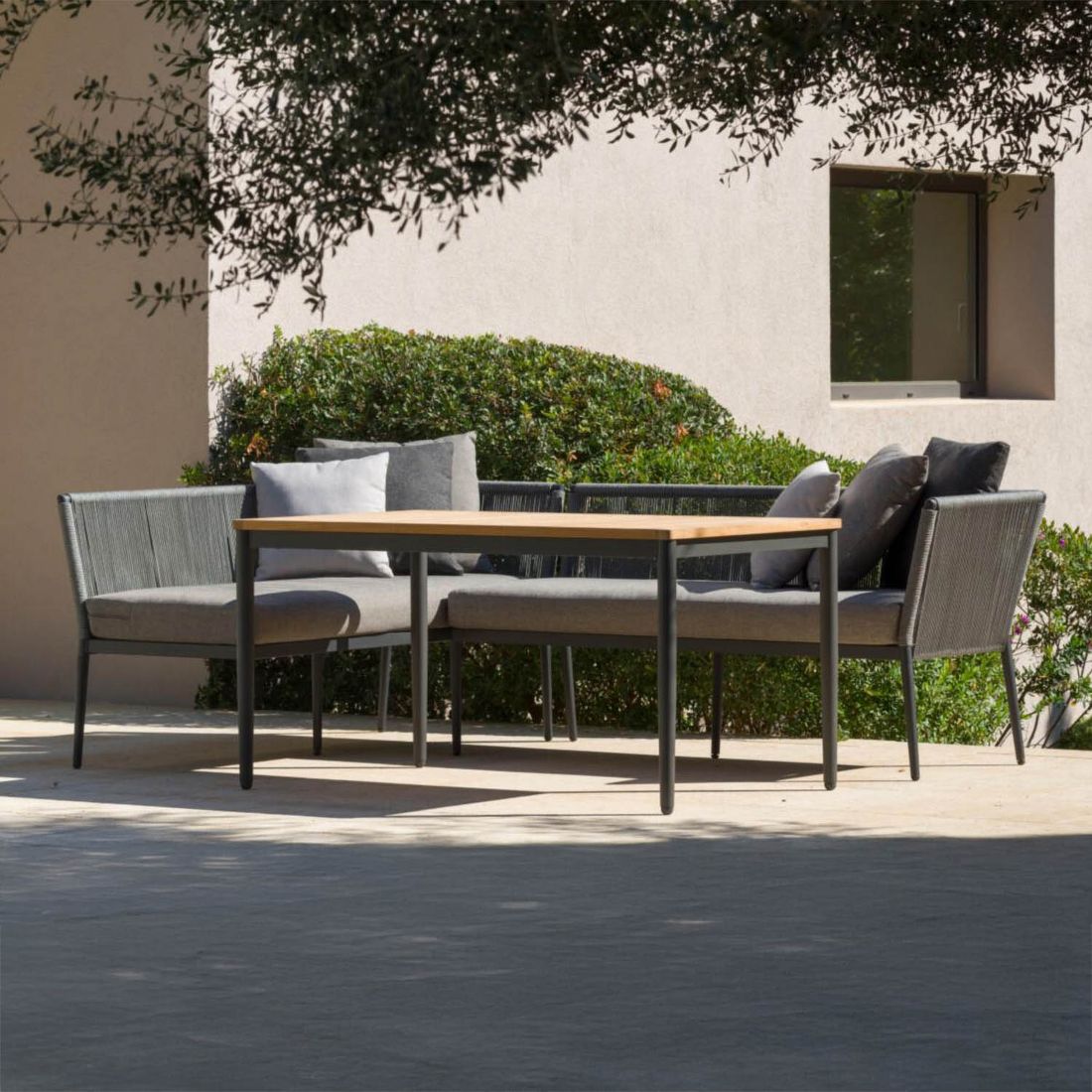LifestyleGarden Topaz Dininglounge Aluminium/Rope/Olefin