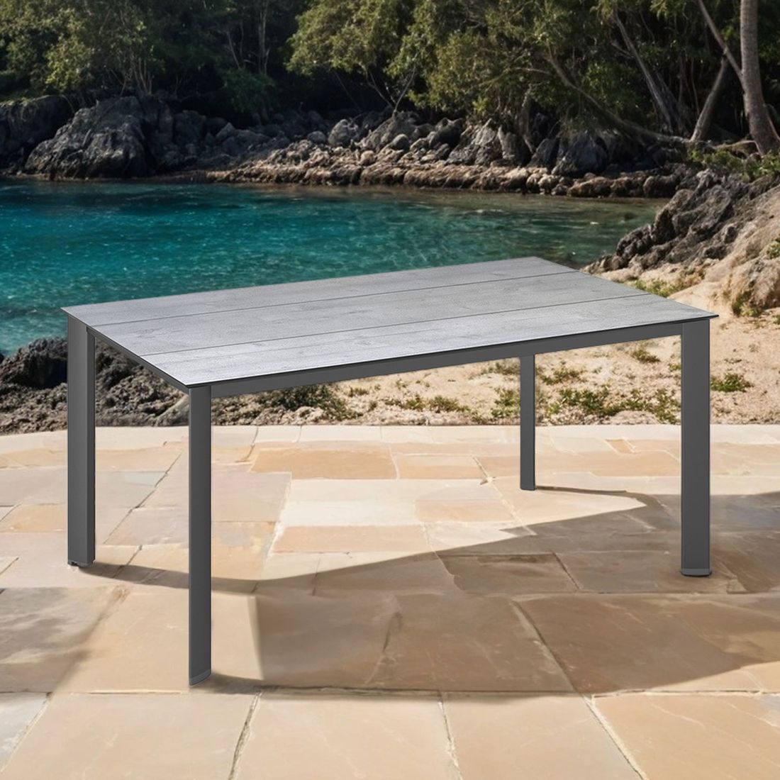 Kettler Edge Gartentisch Aluminium/HPL