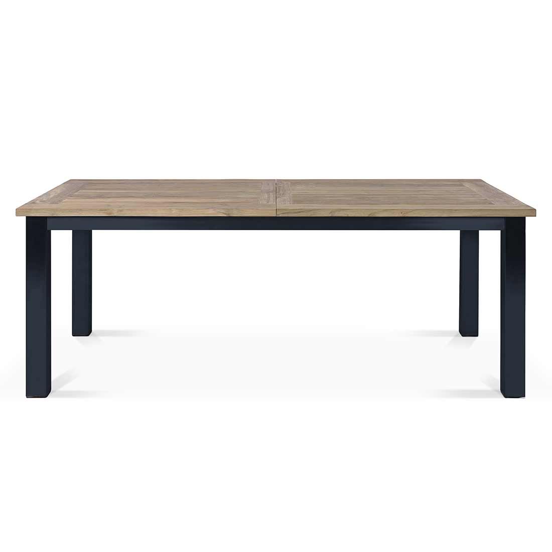 OUTLIV. Oxford Ausziehtisch 200/260x100cm Edelstahl/Teak Recycelt