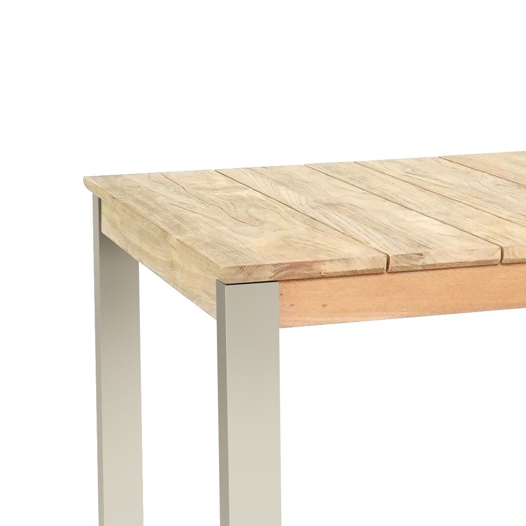Zebra Derex Gartentisch 220x100cm Aluminium/Teak