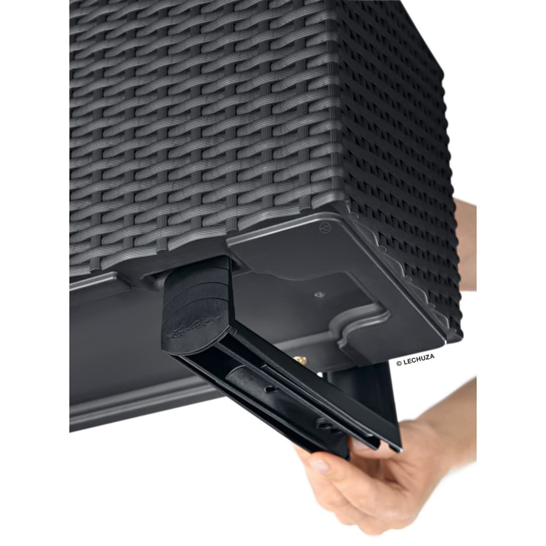Lechuza Balconera Balkonkastenhalter 2er-Set Kunststoff