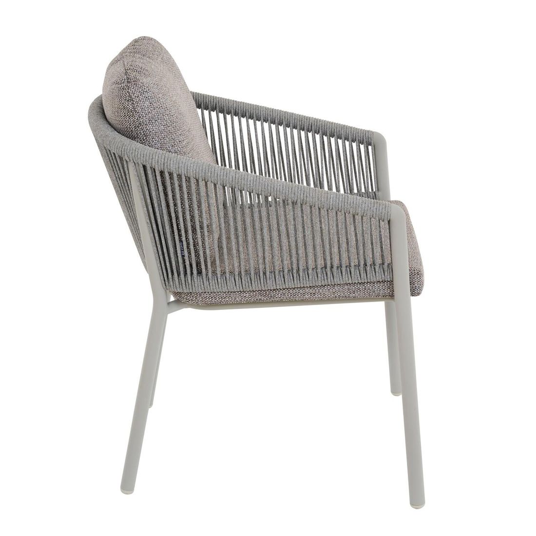 Siena Garden Merano Stapelsessel Aluminium mit Sitz- und Rückenkissen