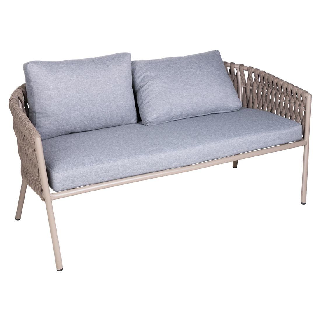 OUTLIV. Loungeset Stahl/Kunstfaser