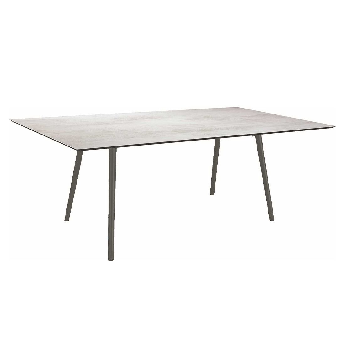 Stern Greta Dininglounge Tisch 180x100cm Aluminium/Polyacryl