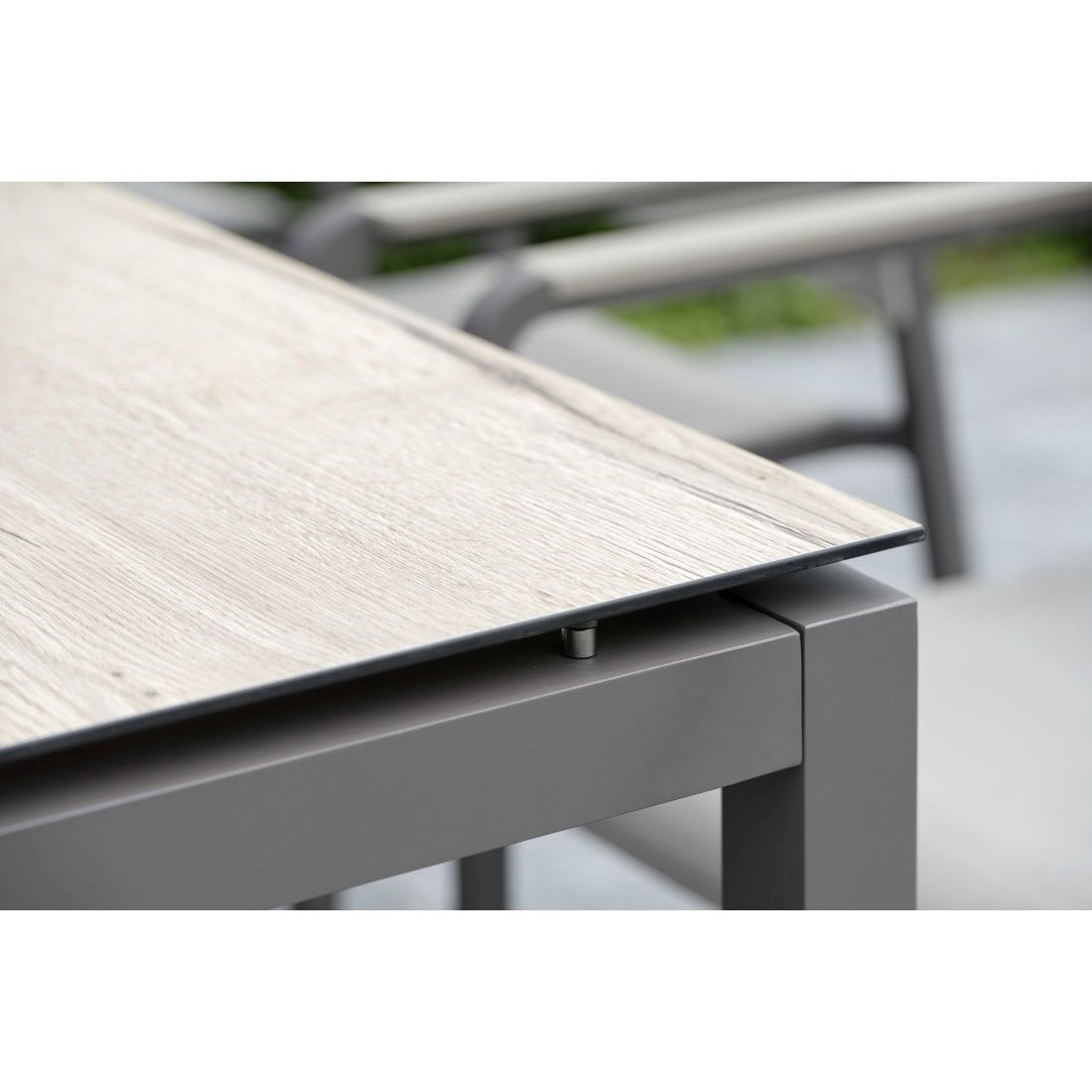 Stern Tischgestell 200x100 cm Aluminium
