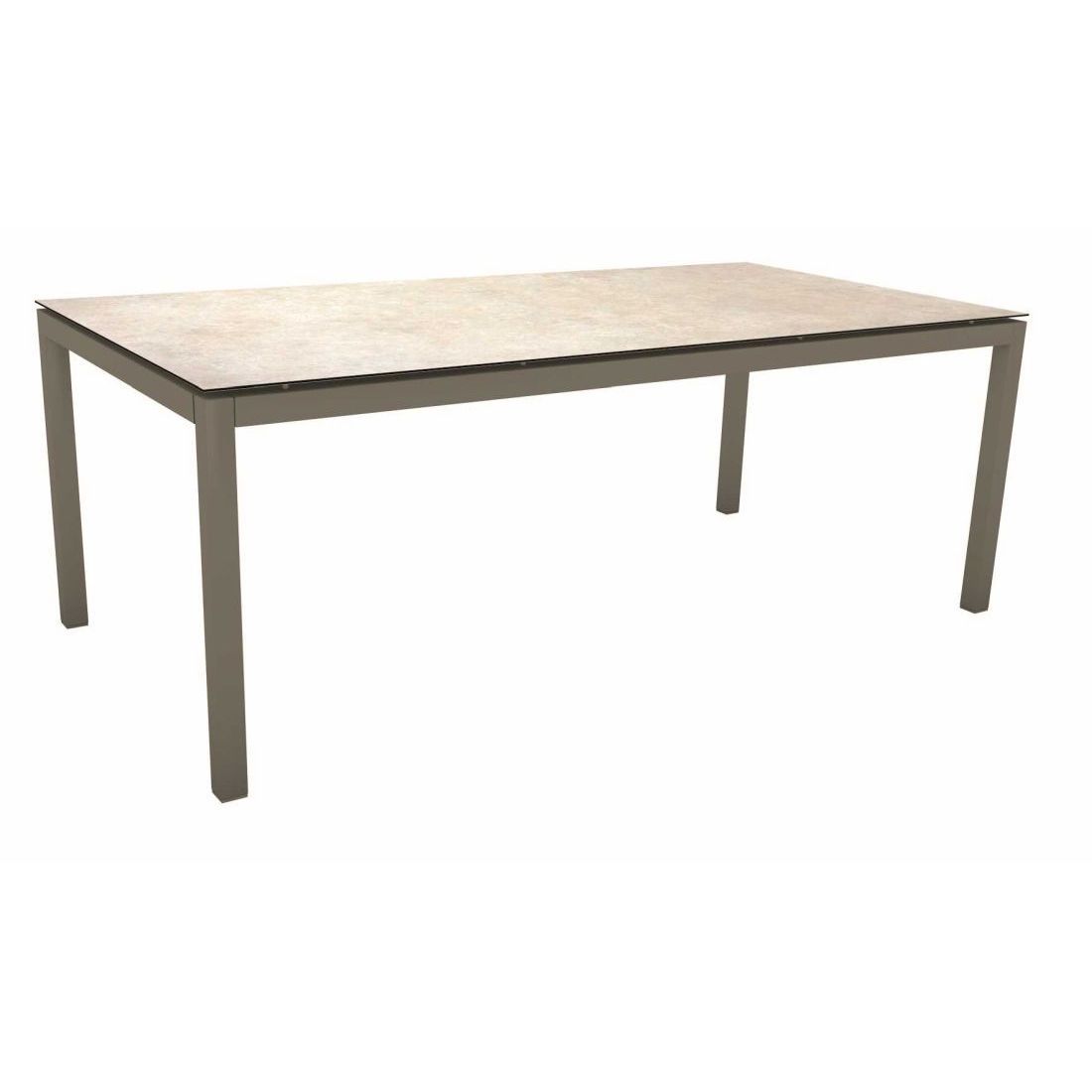 Stern Tischgestell 200x100 cm Aluminium