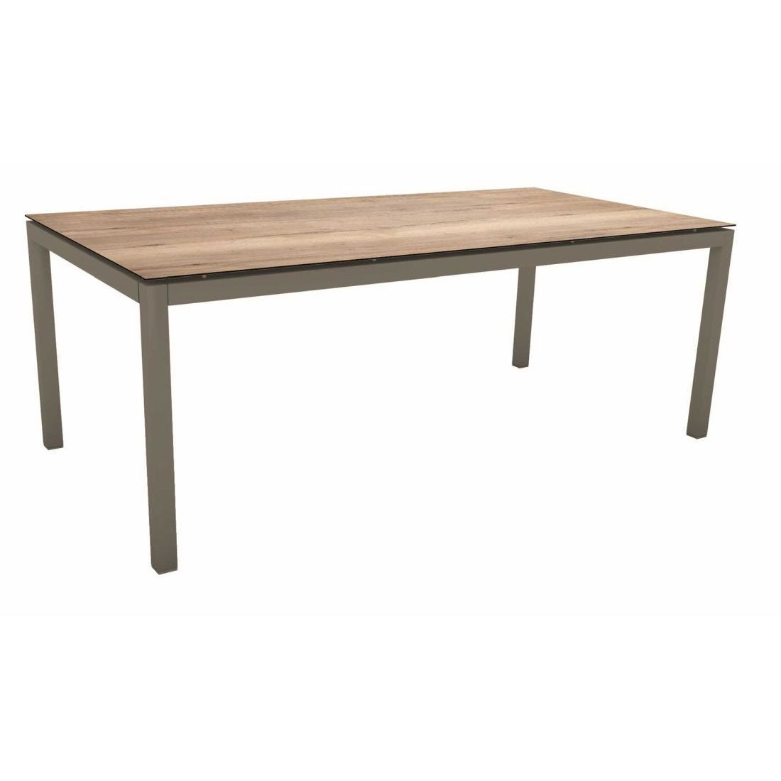 Stern Tischgestell 200x100 cm Aluminium