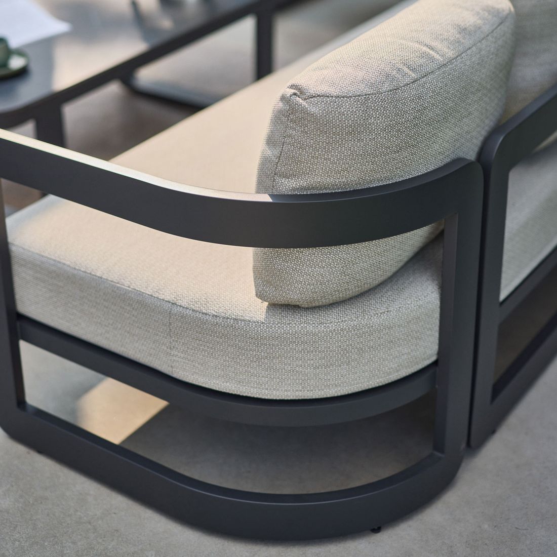 Hartman Milano Loungeset inkl. Loungetisch Aluminium/Olefin
