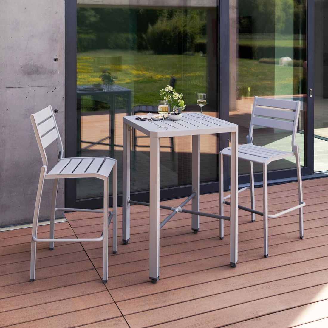 Kettler Latitude Garten-Barstuhl Aluminium