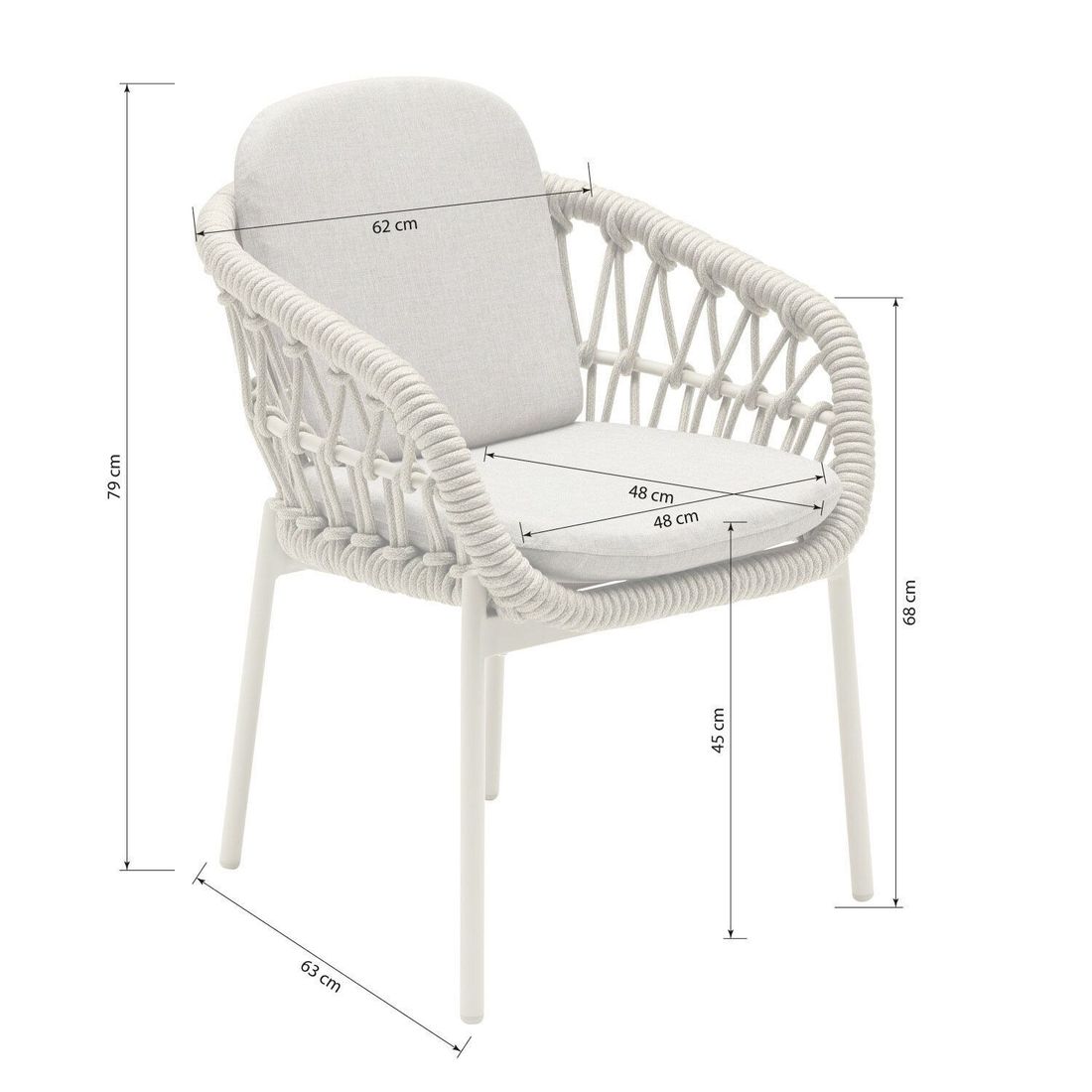 LC Garden Bari Gartenmöbel-Set Tisch 220x100cm