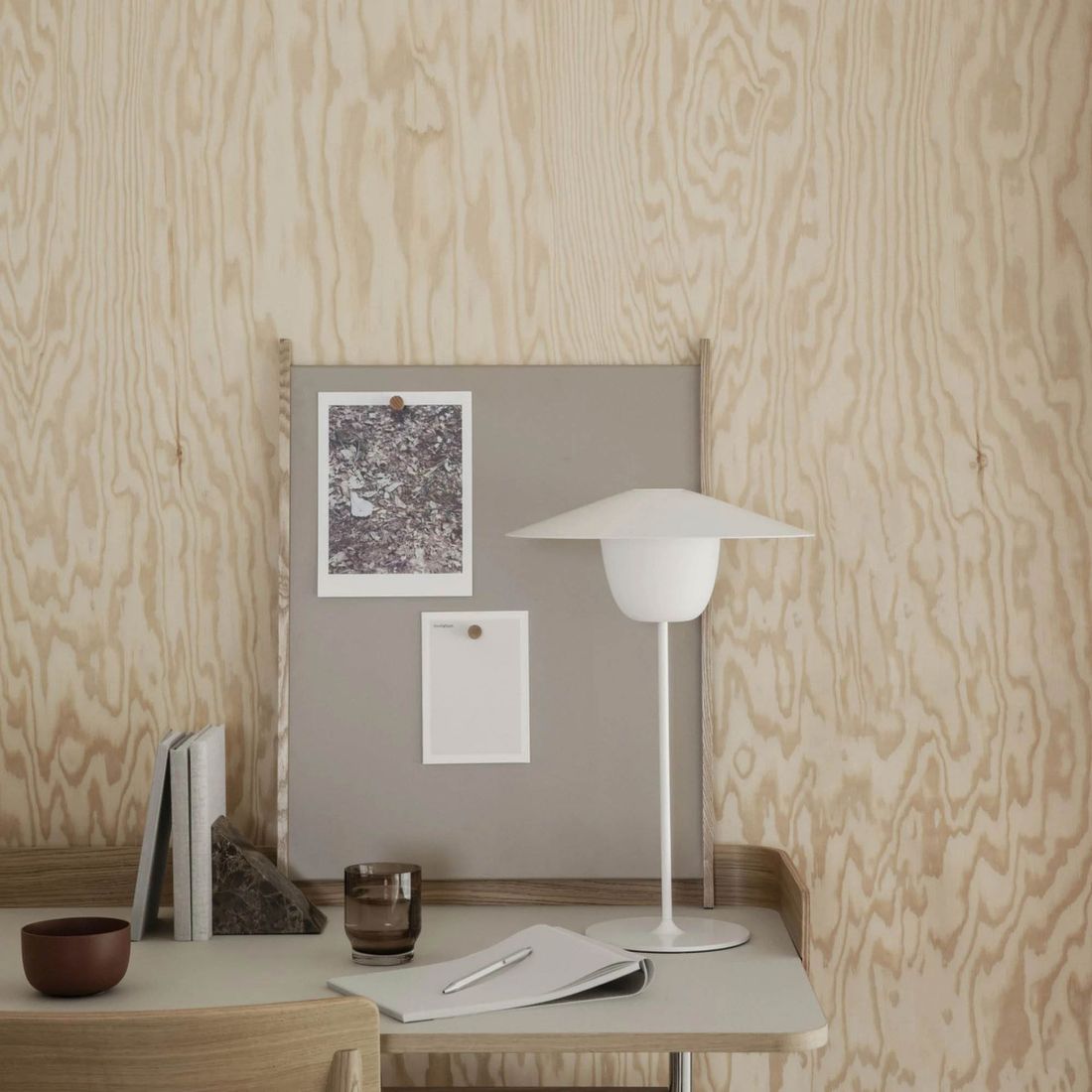 Blomus Ani Lamp large Mobile LED-Leuchte Aluminium