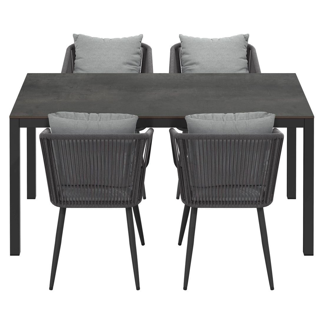 OUTLIV. Alex Gartenmöbel-Set M (4 Plätze) Tisch 160x90cm