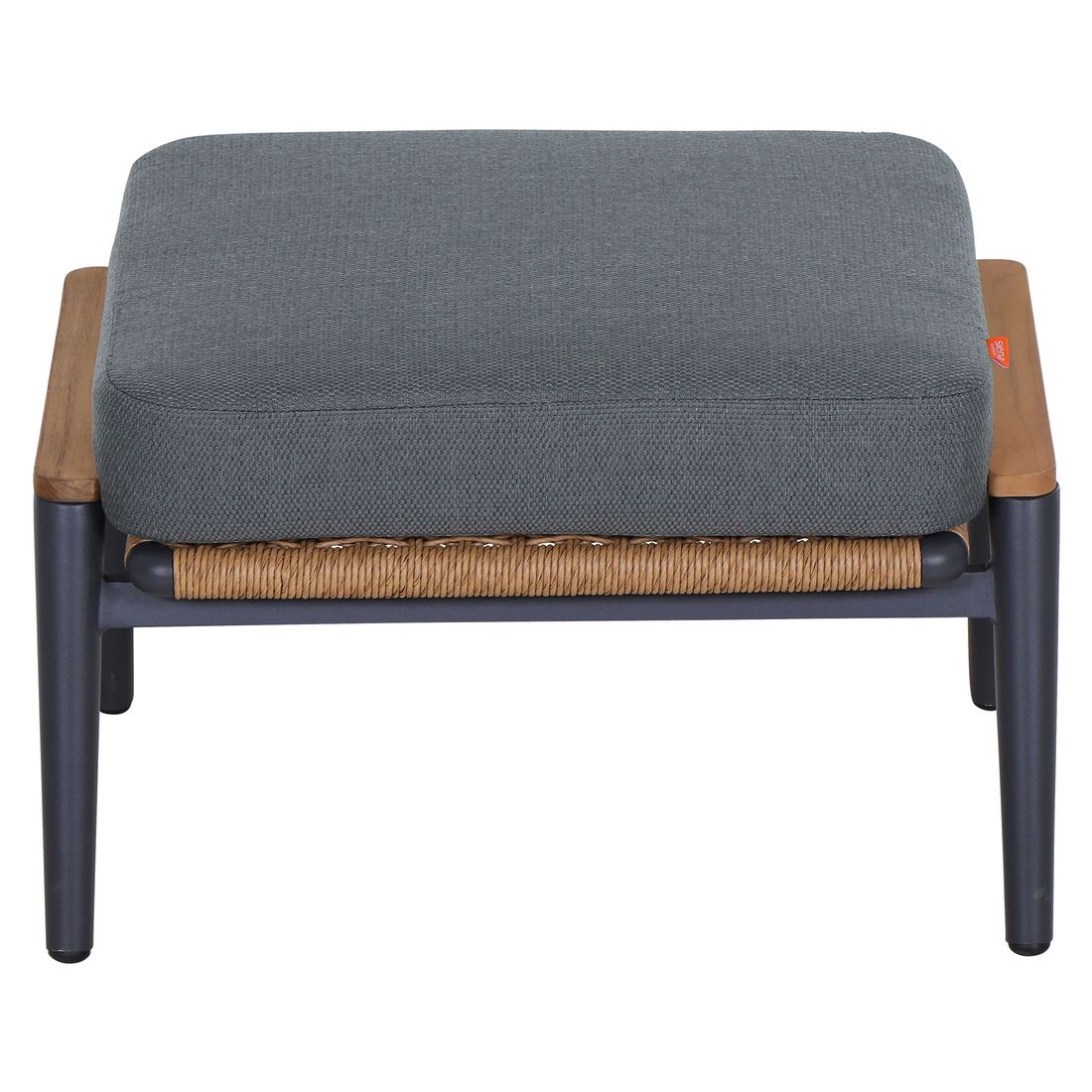 Siena Garden Roma Loungehocker Aluminium/Teak