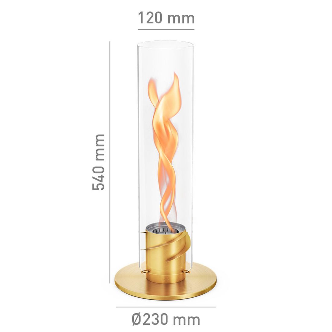 höfats SPIN 1200 Tischfeuer Ø12x54cm