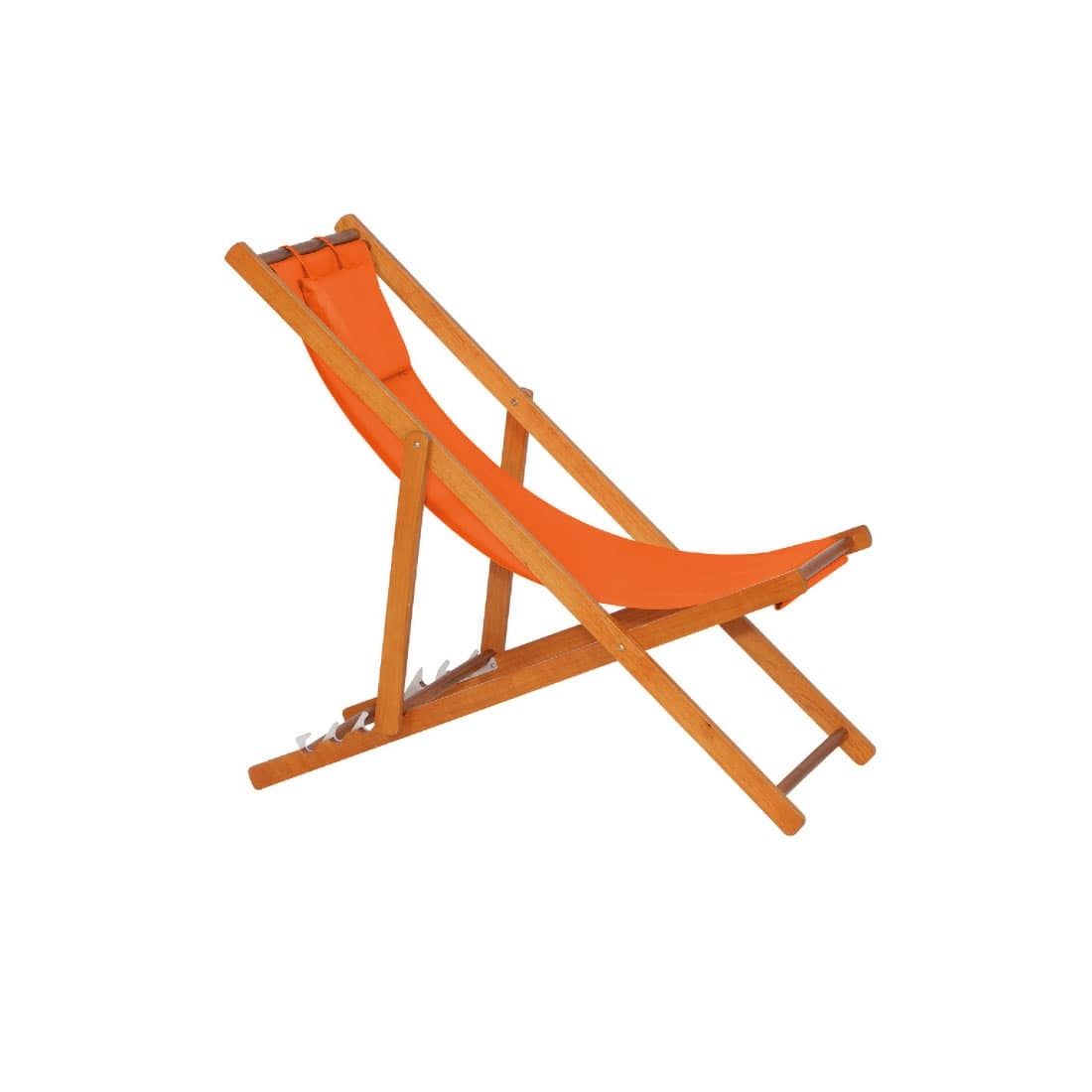 Siena Garden Faro Beach-Liegestuhl Holz/Textilene