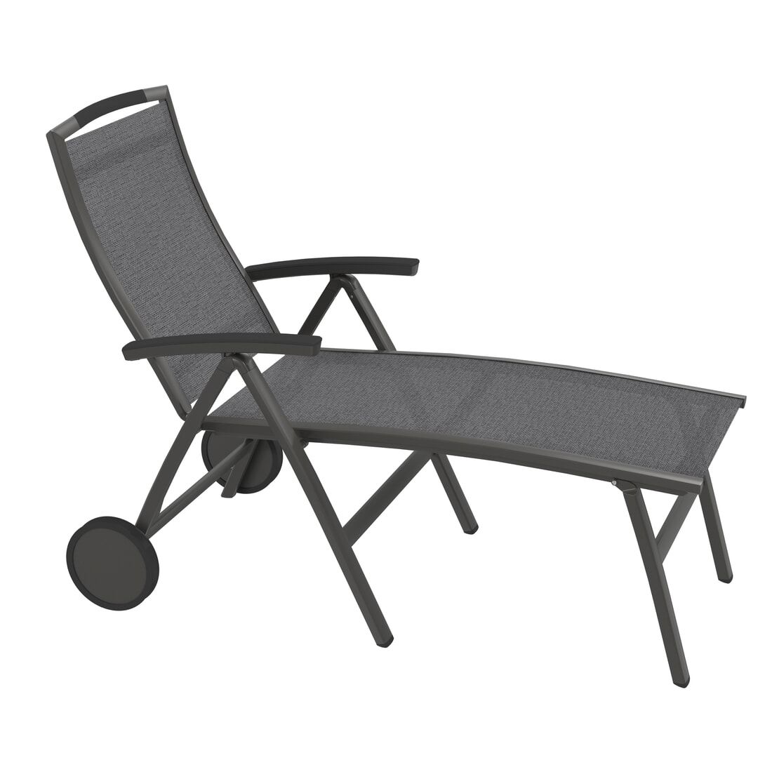Sieger Trento Gartenliege  klappbar Aluminium/Textilene