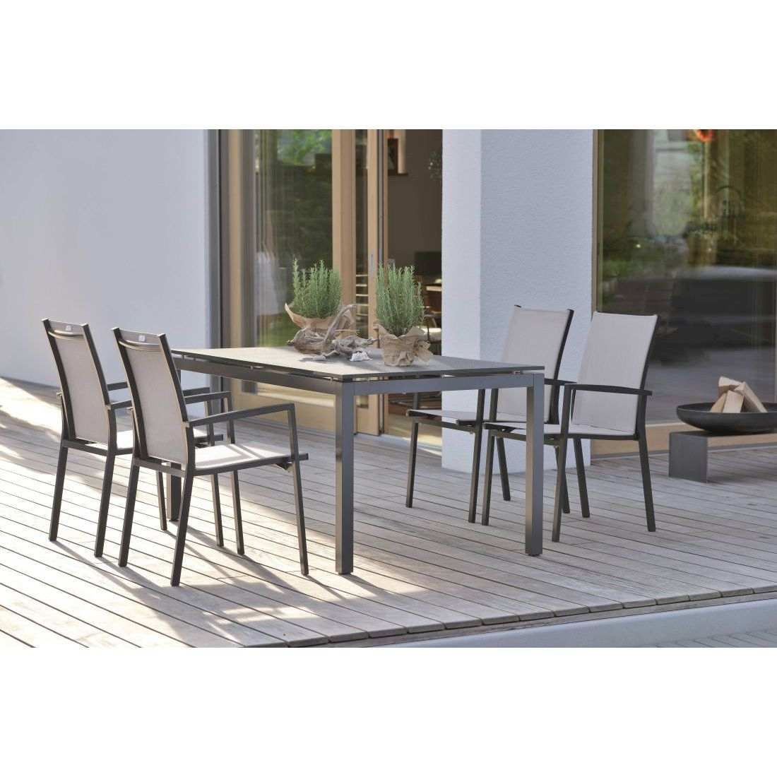 Stern New Levanto Stapelsessel Aluminium/Textilene