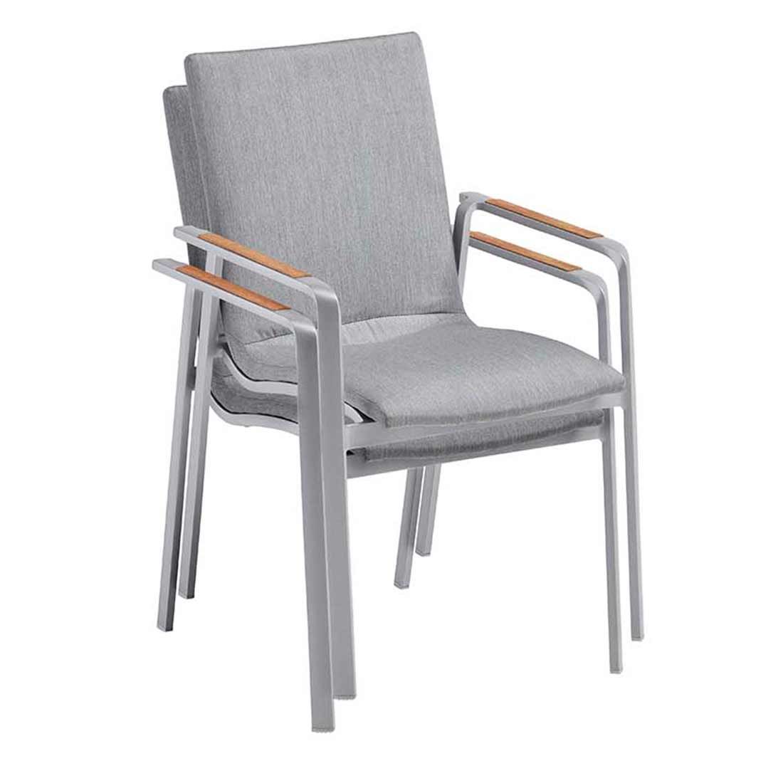 Kettler Diamond Stapelsessel Aluminium/Sunbrella