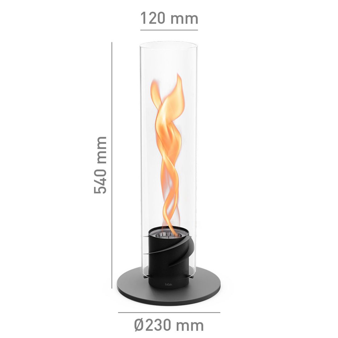 höfats SPIN 1200 Tischfeuer Ø12x54cm