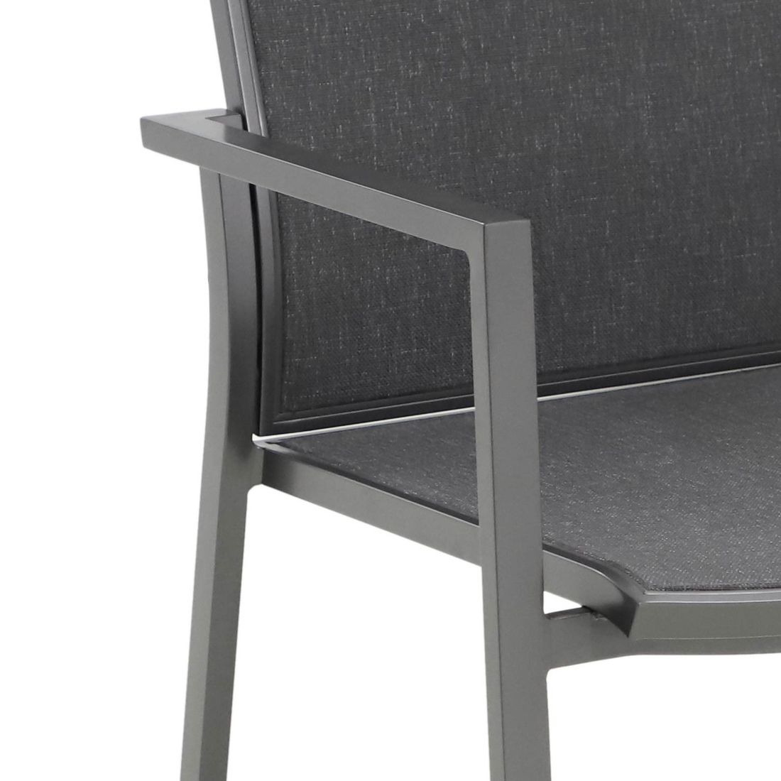 MWH Verona Stapelsessel Aluminium/Textilene