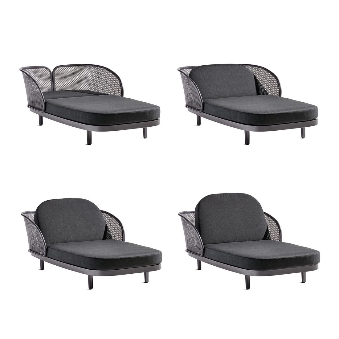 Sieger Samoa Daybed Aluminium/Sunproof