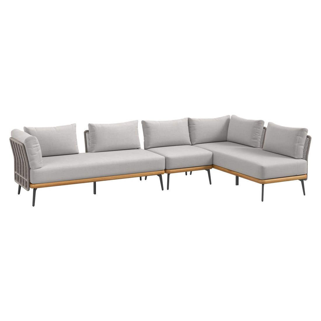 OUTLIV. Ava Dininglounge Akazie/Rope/Polyester