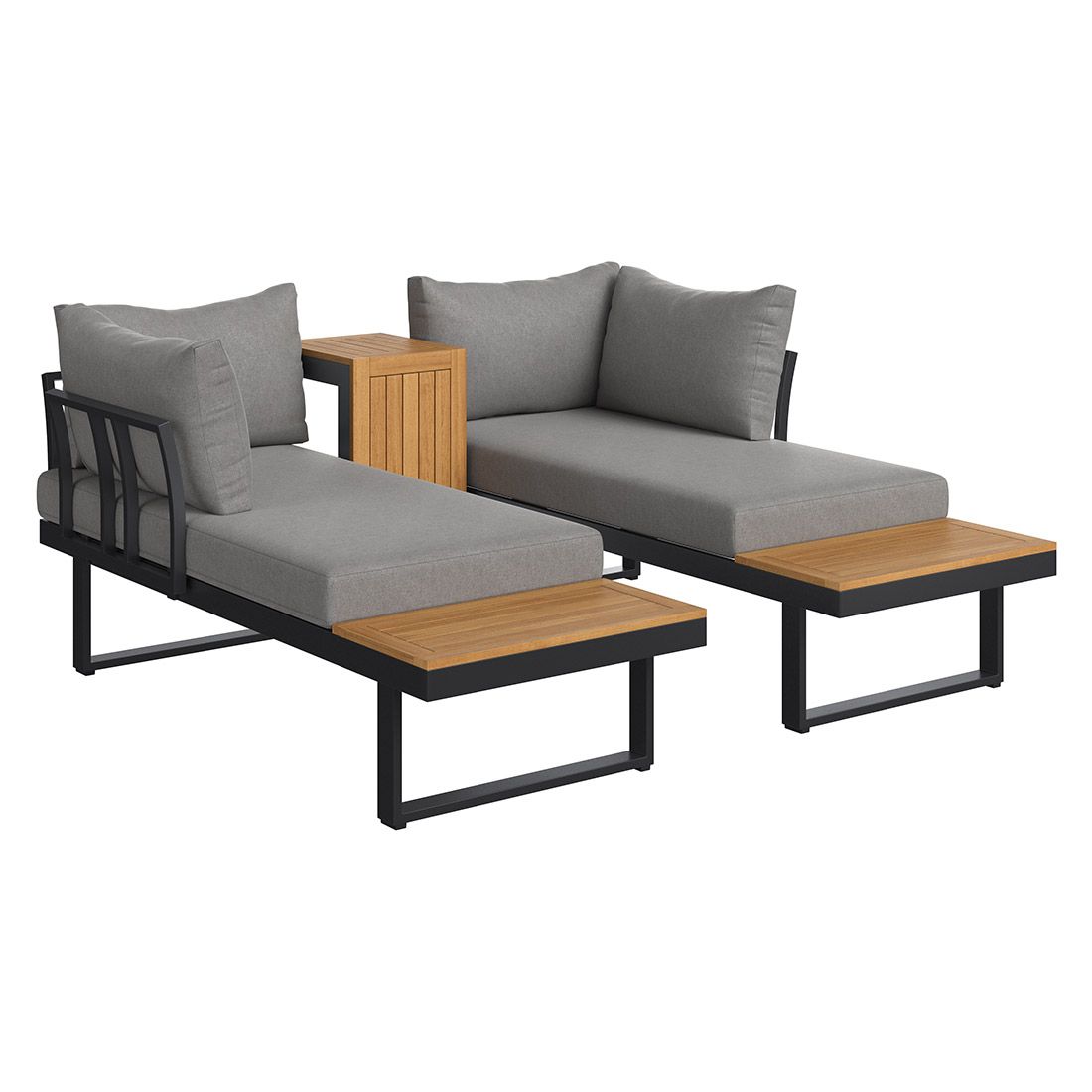 OUTLIV. Alpha Ecklounge Aluminium/Kunstfaser