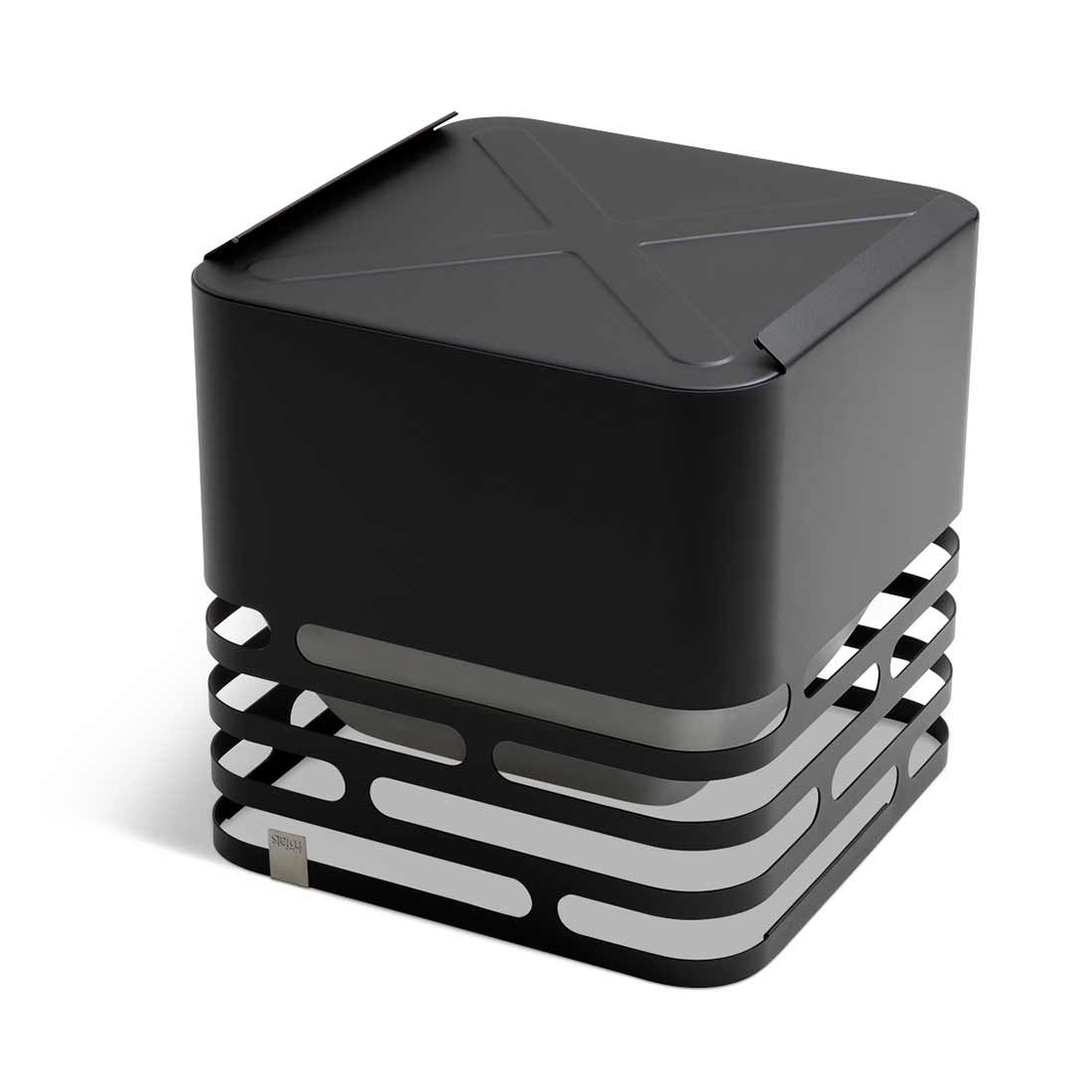 höfats CUBE Feuerkorb Edelstahl