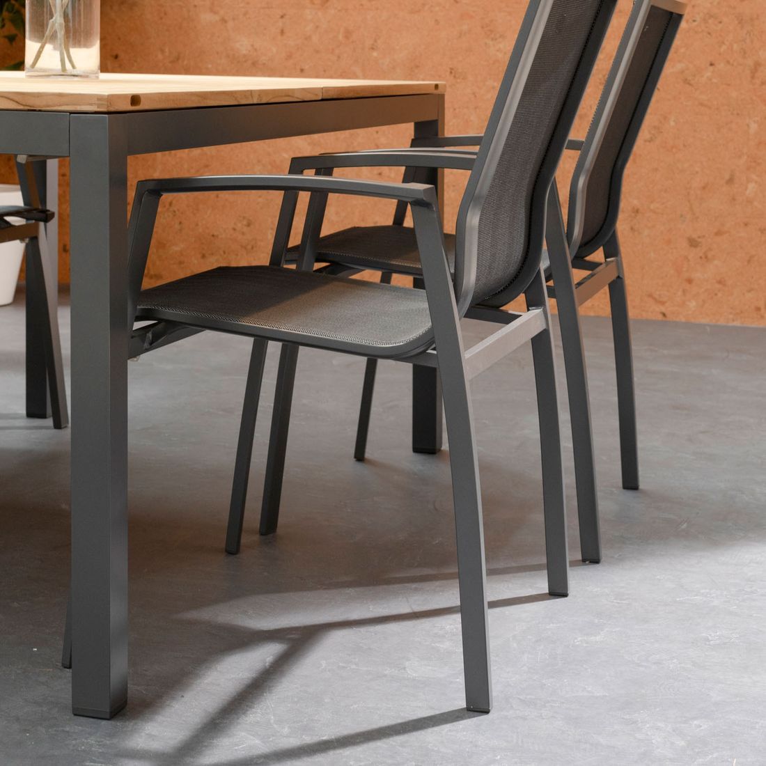 Hartman South Wales Ausziehtisch 150/210x90cm Aluminium/Teak