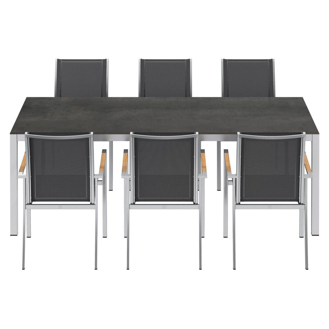 OUTLIV. Oviedo Gartenmöbel-Set L (6 Plätze) Tisch 220x100cm