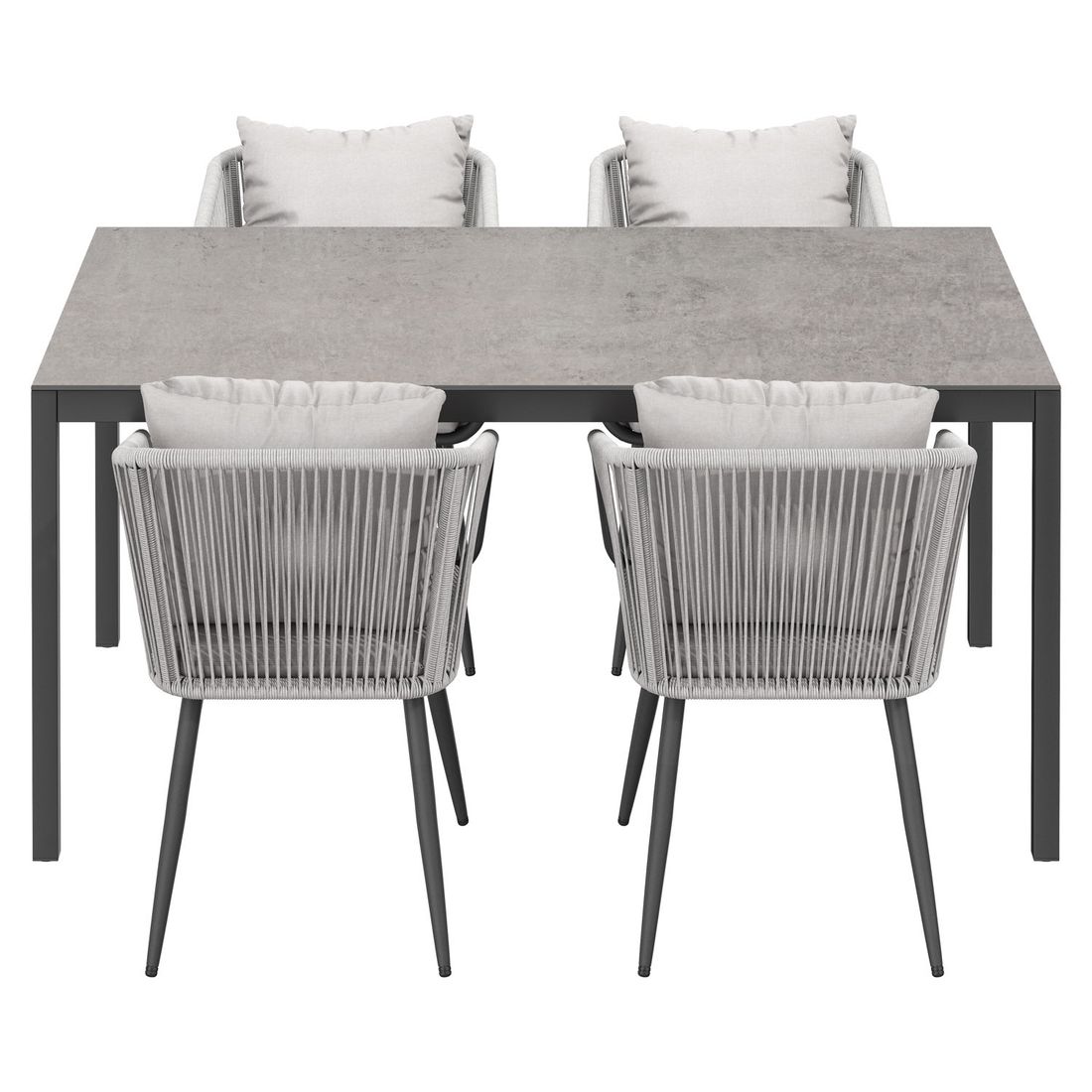 OUTLIV. Alex Gartenmöbel-Set Aluminium/Dekton